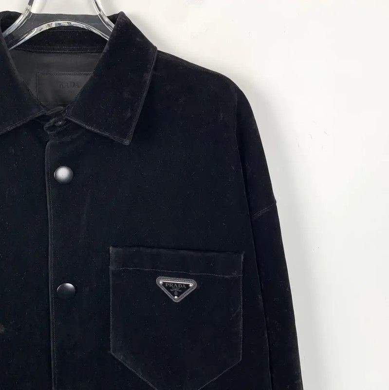 Prada Prada Black Men's Outerwear Jacket Size US L / EU 52-54 / 3 - 3 Thumbnail