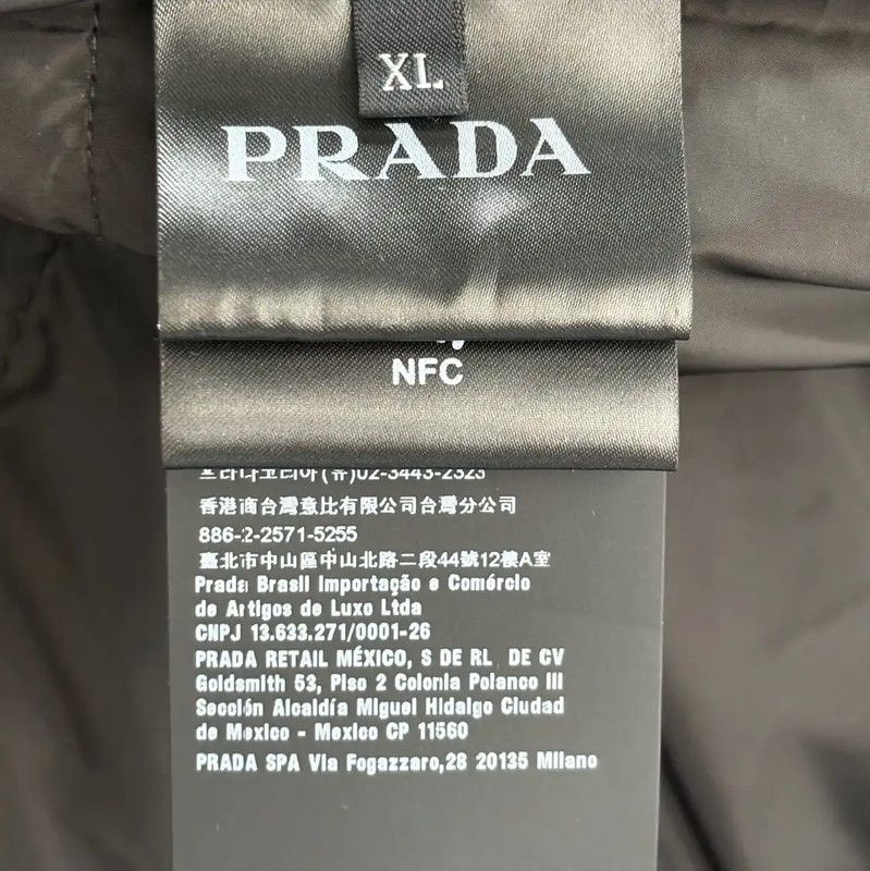 Prada Prada Black Men's Down Jacket - XL Size Size US XL / EU 56 / 4 - 3 Thumbnail