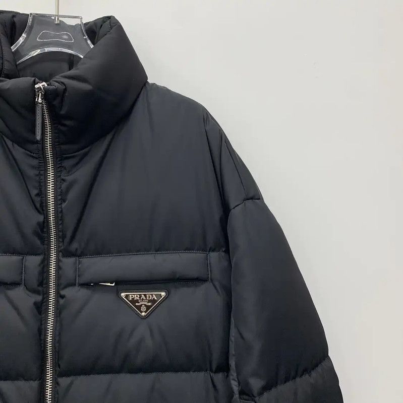 Prada Prada Men's Black Down Jacket Size US L / EU 52-54 / 3 - 3 Thumbnail