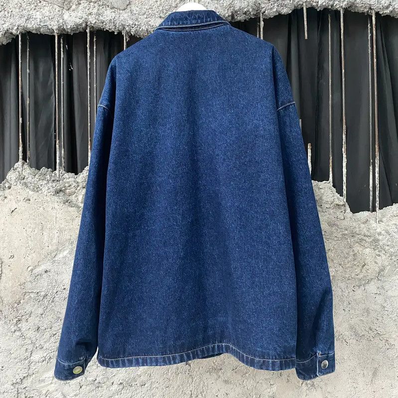 Prada Prada Deep Blue Cotton Long Sleeve Jacket Size US L / EU 52-54 / 3 - 2 Thumbnail