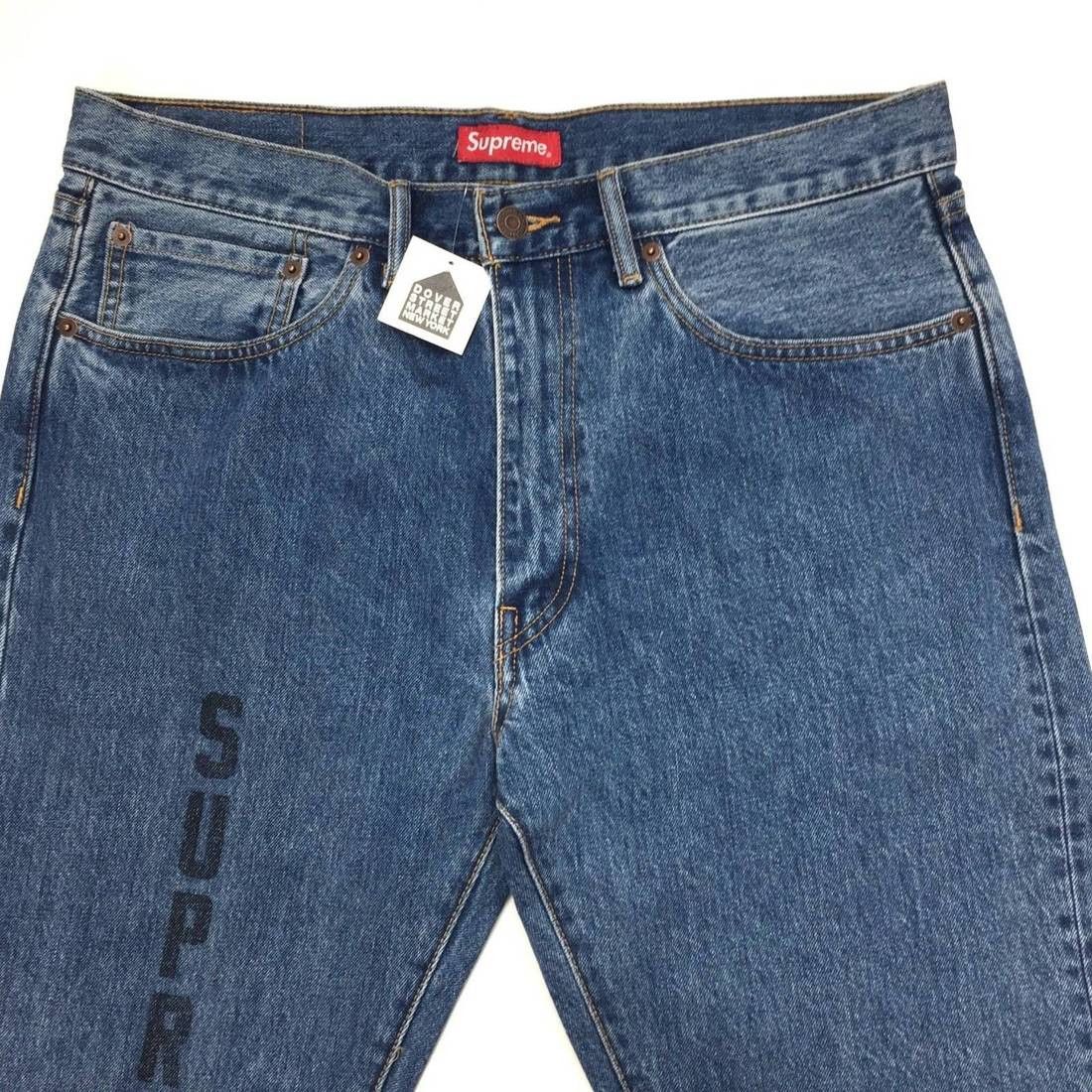 パンツ Supreme Levi's Washed 505 Jean Levi's × Supreme Washed 505 Blue Jeans | Grailed