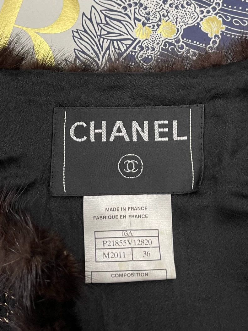 Chanel Chanel Classic Patchwork Fur Jacket - dmc Size US S / EU 44-46 / 1 - 4 Thumbnail