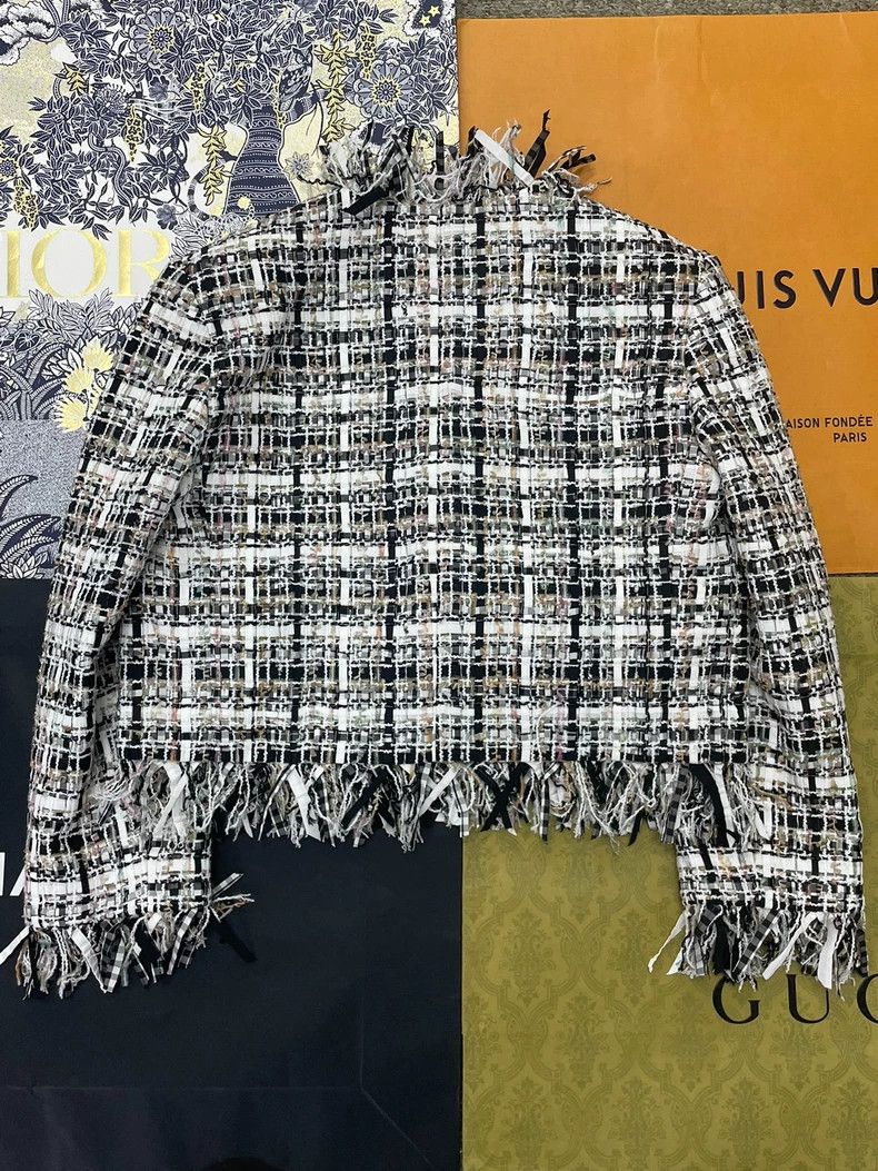 Chanel Chanel 22C Tweed Fringe Jacket - dmc Size US M / EU 48-50 / 2 - 3 Thumbnail