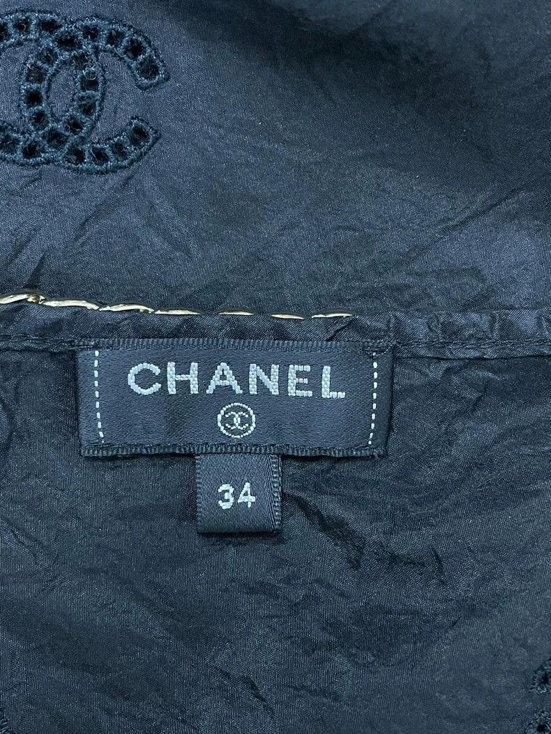 Chanel Chanel Black Cutout CC Chain Vest - dmc Size US M / EU 48-50 / 2 - 4 Thumbnail