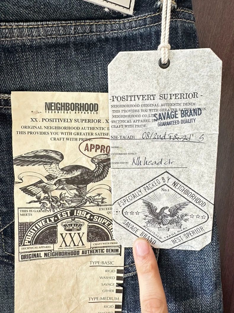 Neighborhood Neighborhood 08 Paint Splatter Denim Jeans - dmc Size US 29 - 4 Thumbnail