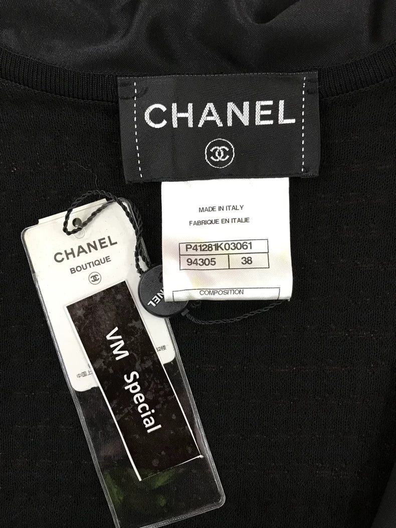 Chanel Chanel Black Hollow Lace Blazer - dmc Size US M / EU 48-50 / 2 - 3 Thumbnail