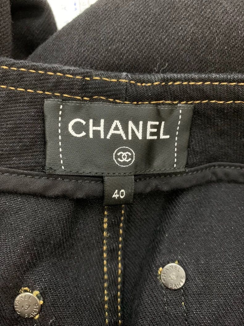 Chanel Chanel Denim Wide-Leg Pants - dmc Size US 31 - 3 Thumbnail