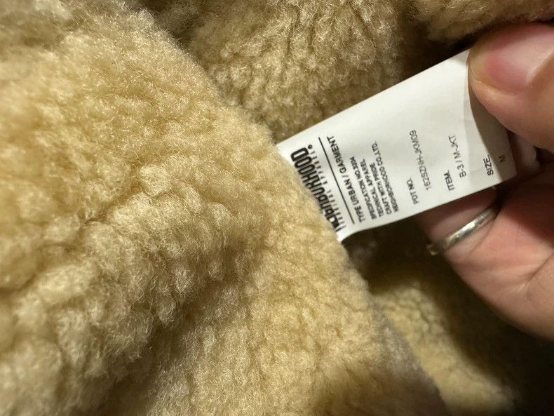 Neighborhood NBHD Shearling Leather Jacket - dmc Size US M / EU 48-50 / 2 - 5 Thumbnail