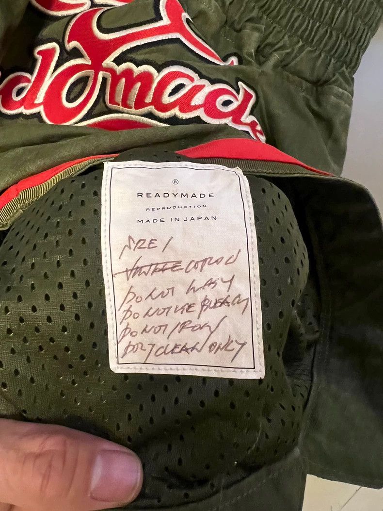 READYMADE READYMADE Military Cloth Boxing Shorts - dmc Size US 26 / EU 42 - 4 Thumbnail