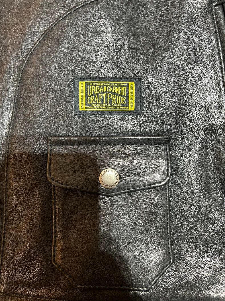 Neighborhood NEIGHBORHOOD Leather Jacket - dmc Size US M / EU 48-50 / 2 - 5 Thumbnail
