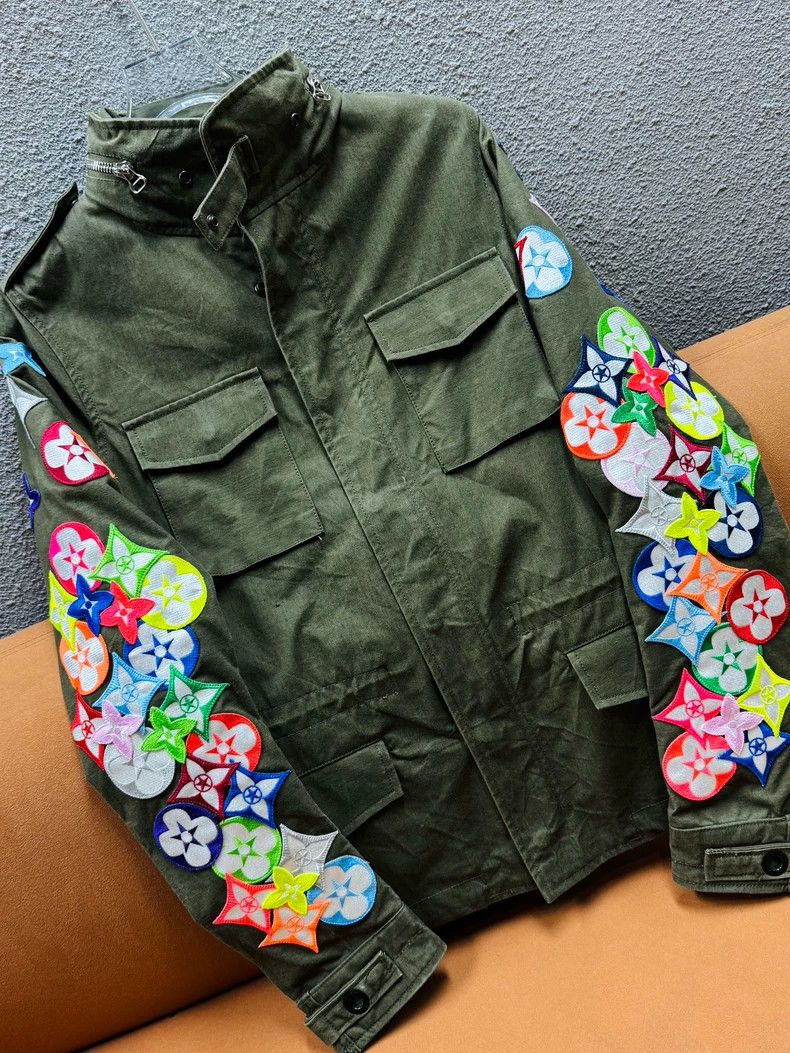 READYMADE LV Embroidered Patch Military Jacket - dmc Size US L / EU 52-54 / 3 - 2 Thumbnail