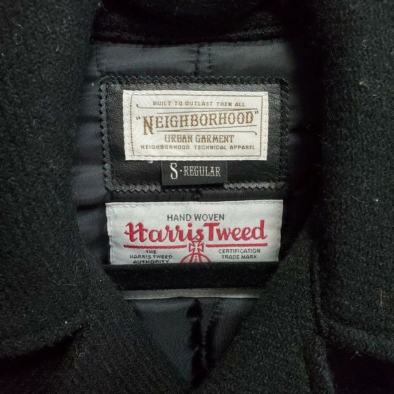 Neighborhood NEIGHBORHOOD Harris Tweed Wool Coat - dmc Size US S / EU 44-46 / 1 - 2 Thumbnail