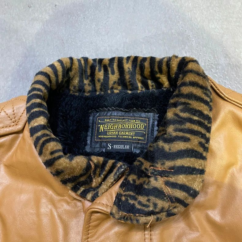 Neighborhood NBHD Leather M-65 Military Jacket - dmc Size US S / EU 44-46 / 1 - 4 Thumbnail