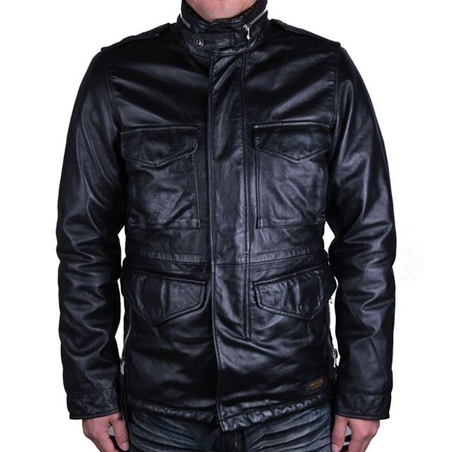 Neighborhood NBHD Leather M-65 Military Jacket - dmc Size US S / EU 44-46 / 1 - 8 Thumbnail
