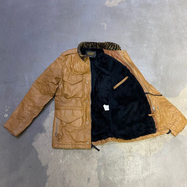 Neighborhood NBHD Leather M-65 Military Jacket - dmc Size US S / EU 44-46 / 1 - 3 Thumbnail