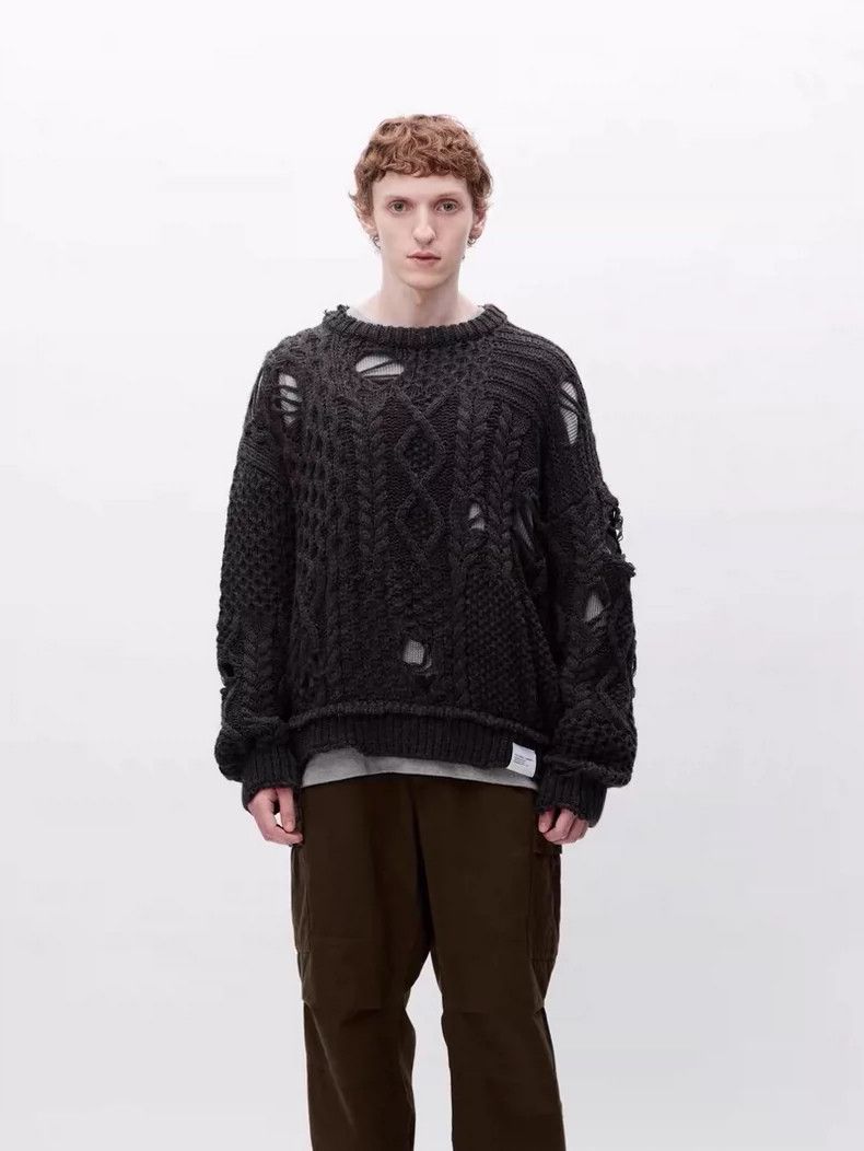 Neighborhood NEIGHBORHOOD PATCHWORK SAVAGE SWEATER - dmc Size US L / EU 52-54 / 3 - 8 Thumbnail