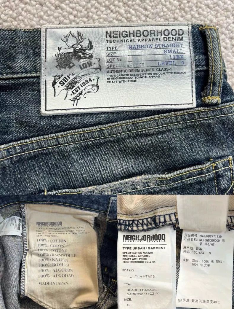 Neighborhood NEIGHBORHOOD NBHD Poison 2 Jeans - dmc Size US 27 - 3 Thumbnail
