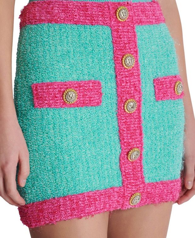 Balmain Miniskirt Size 34" / US 12 / IT 48 - 2 Thumbnail
