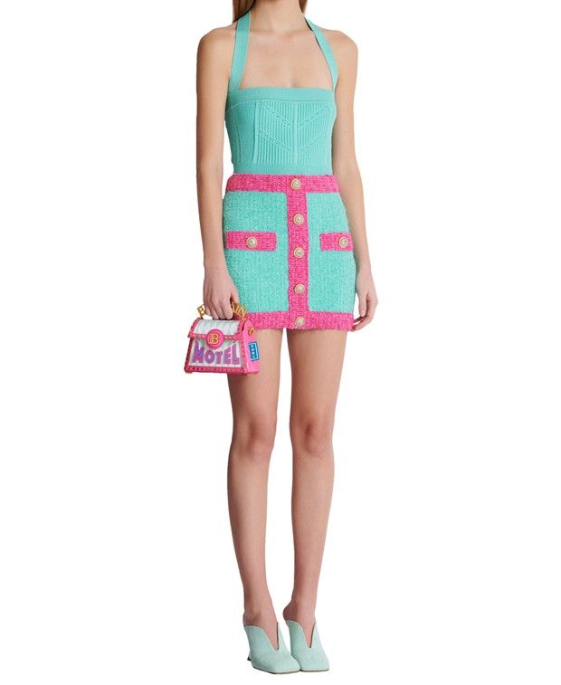 Balmain Miniskirt Size 34" / US 12 / IT 48 - 7 Thumbnail