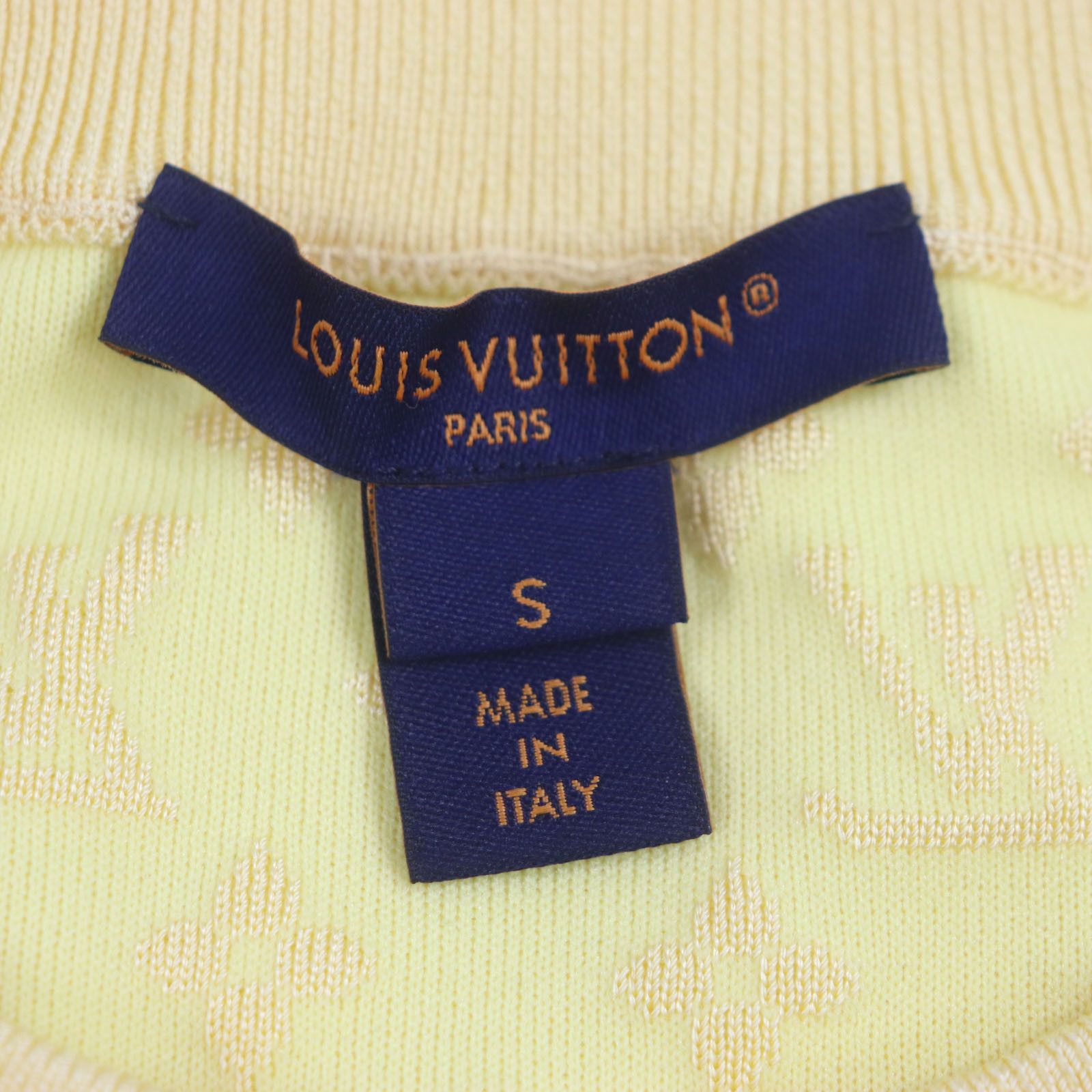 Louis Vuitton Louis Vuitton Louis Vuitton Monogram Knit Sweater Canvas Tops DUTY FREE for USA Size ONE SIZE - 6 Thumbnail