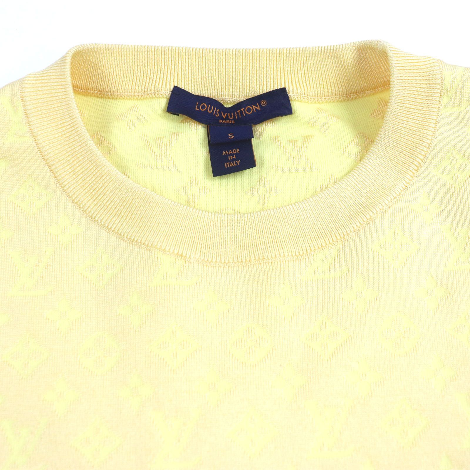 Louis Vuitton Louis Vuitton Louis Vuitton Monogram Knit Sweater Canvas Tops DUTY FREE for USA Size ONE SIZE - 2 Thumbnail