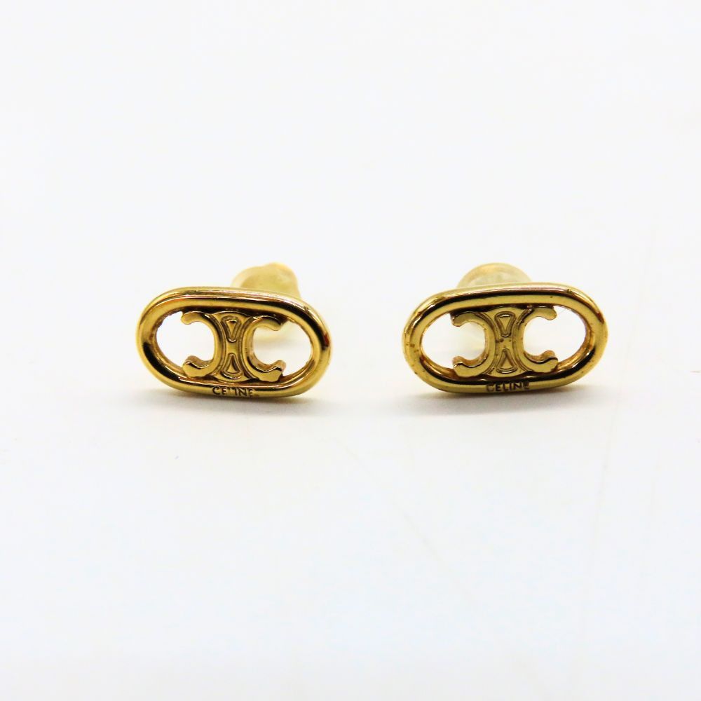 Celine Celine Celine Maillon Triomphe Earrings Metal Earrings 46S576BRA 35OR DUTY FREE for USA Size ONE SIZE - 2 Thumbnail