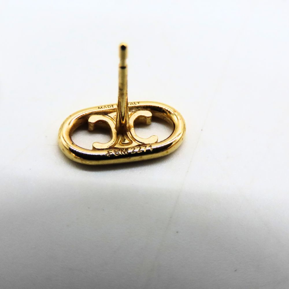 Celine Celine Celine Maillon Triomphe Earrings Metal Earrings 46S576BRA 35OR DUTY FREE for USA Size ONE SIZE - 4 Thumbnail