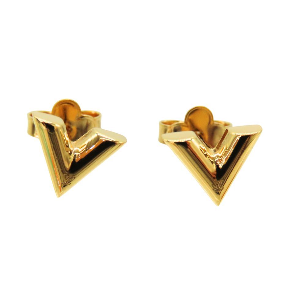 Louis Vuitton Louis Vuitton Louis Vuitton Essential V Earrings Metal Earrings M68153 DUTY FREE for USA Size ONE SIZE - 2 Thumbnail