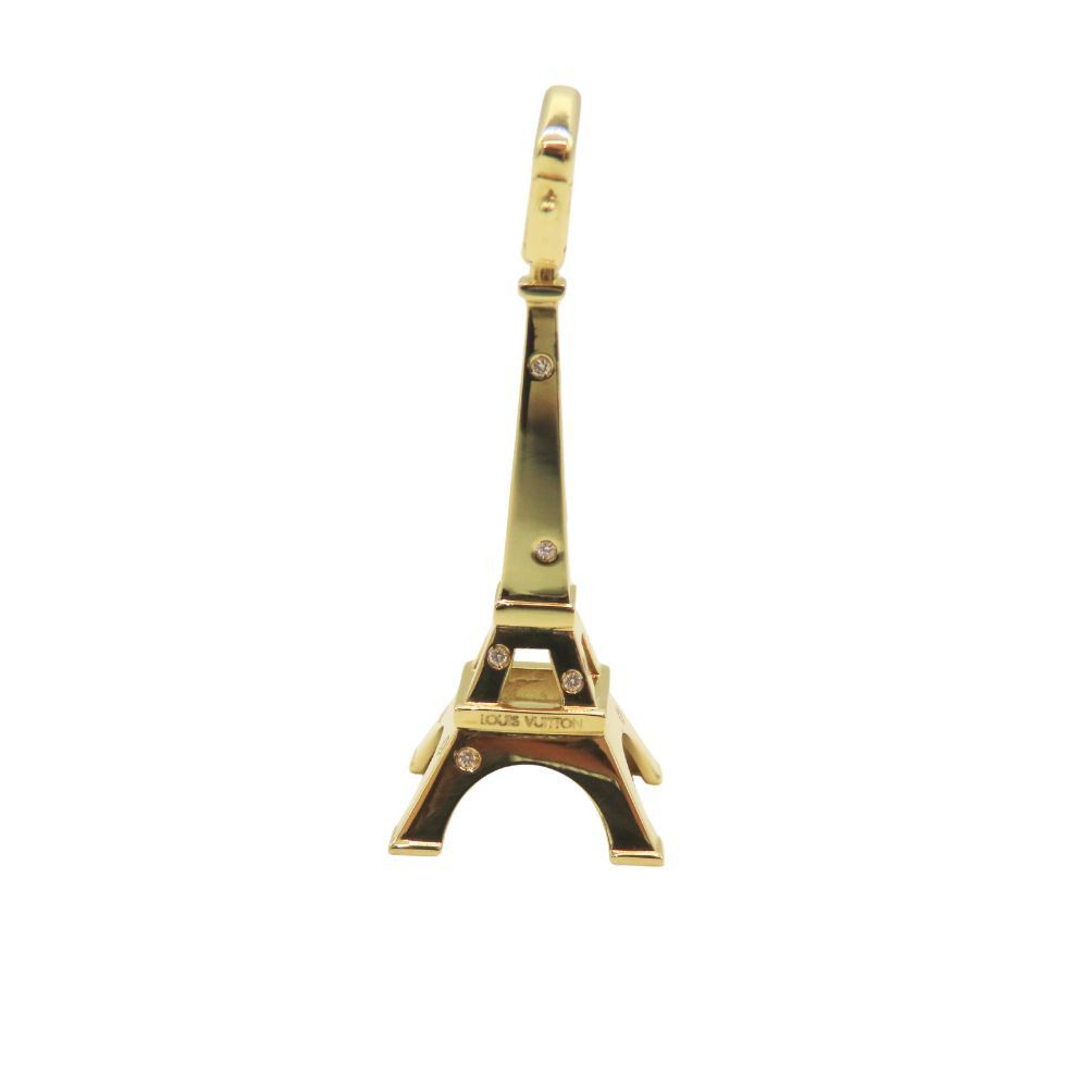 Louis Vuitton Louis Vuitton Louis Vuitton Au750 Diamond Pendant Crocodile skin Pendant DUTY FREE for USA Size ONE SIZE - 4 Thumbnail