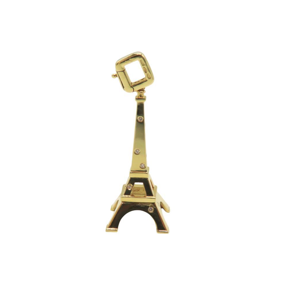 Louis Vuitton Louis Vuitton Louis Vuitton Au750 Diamond Pendant Crocodile skin Pendant DUTY FREE for USA Size ONE SIZE - 3 Thumbnail