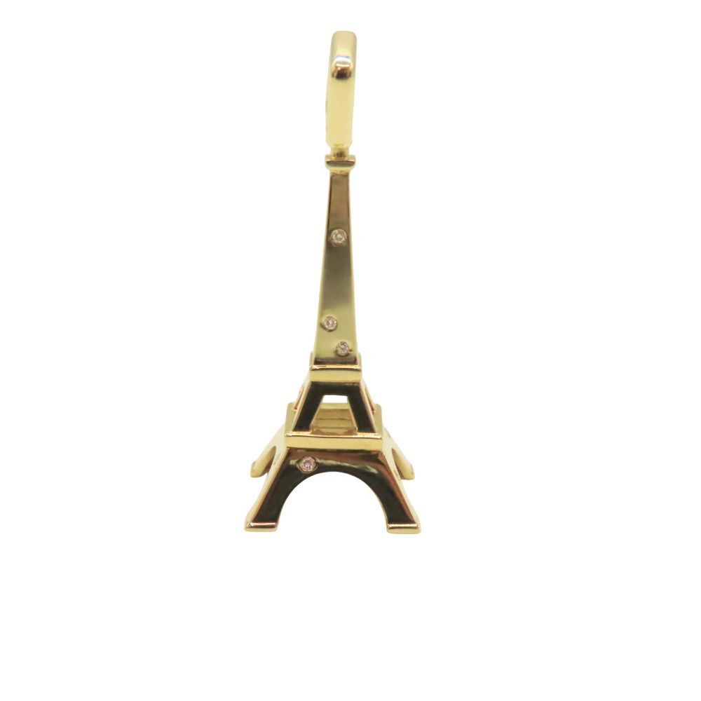 Louis Vuitton Louis Vuitton Louis Vuitton Au750 Diamond Pendant Crocodile skin Pendant DUTY FREE for USA Size ONE SIZE - 2 Thumbnail