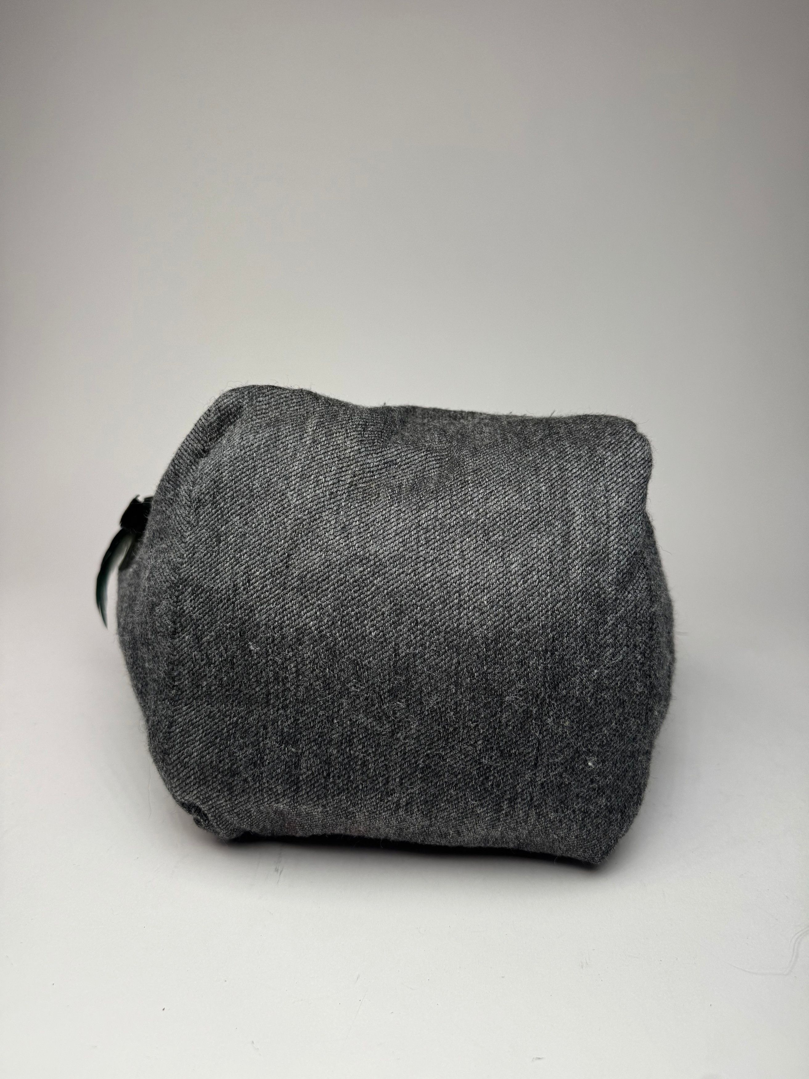 Marni Vintage Wool Leather Tote Bag Grey Size ONE SIZE - 13 Thumbnail