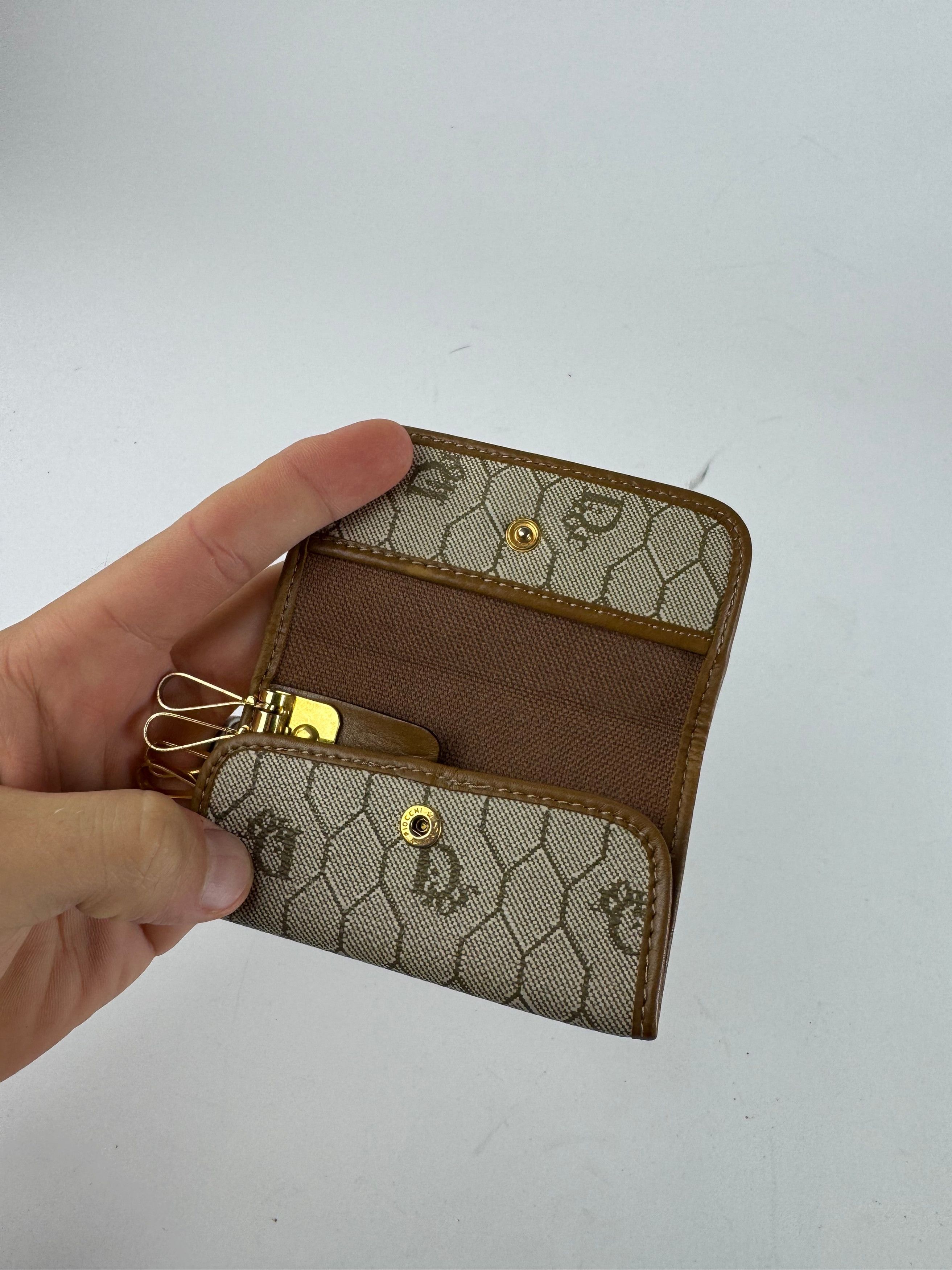 Dior Vintage Monogram Key Holder beige brown Size ONE SIZE - 4 Thumbnail