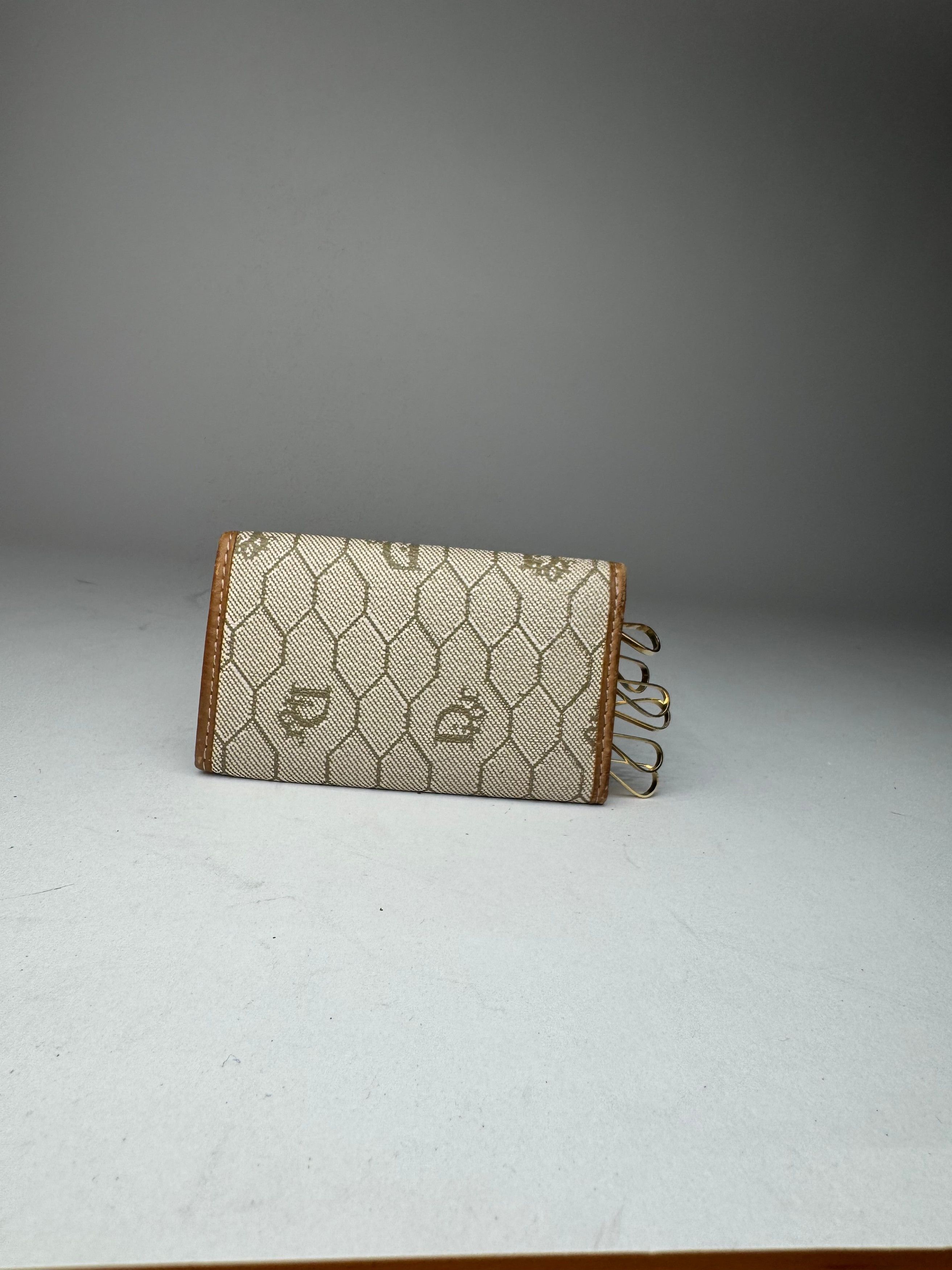 Dior Vintage Monogram Key Holder beige brown Size ONE SIZE - 11 Thumbnail