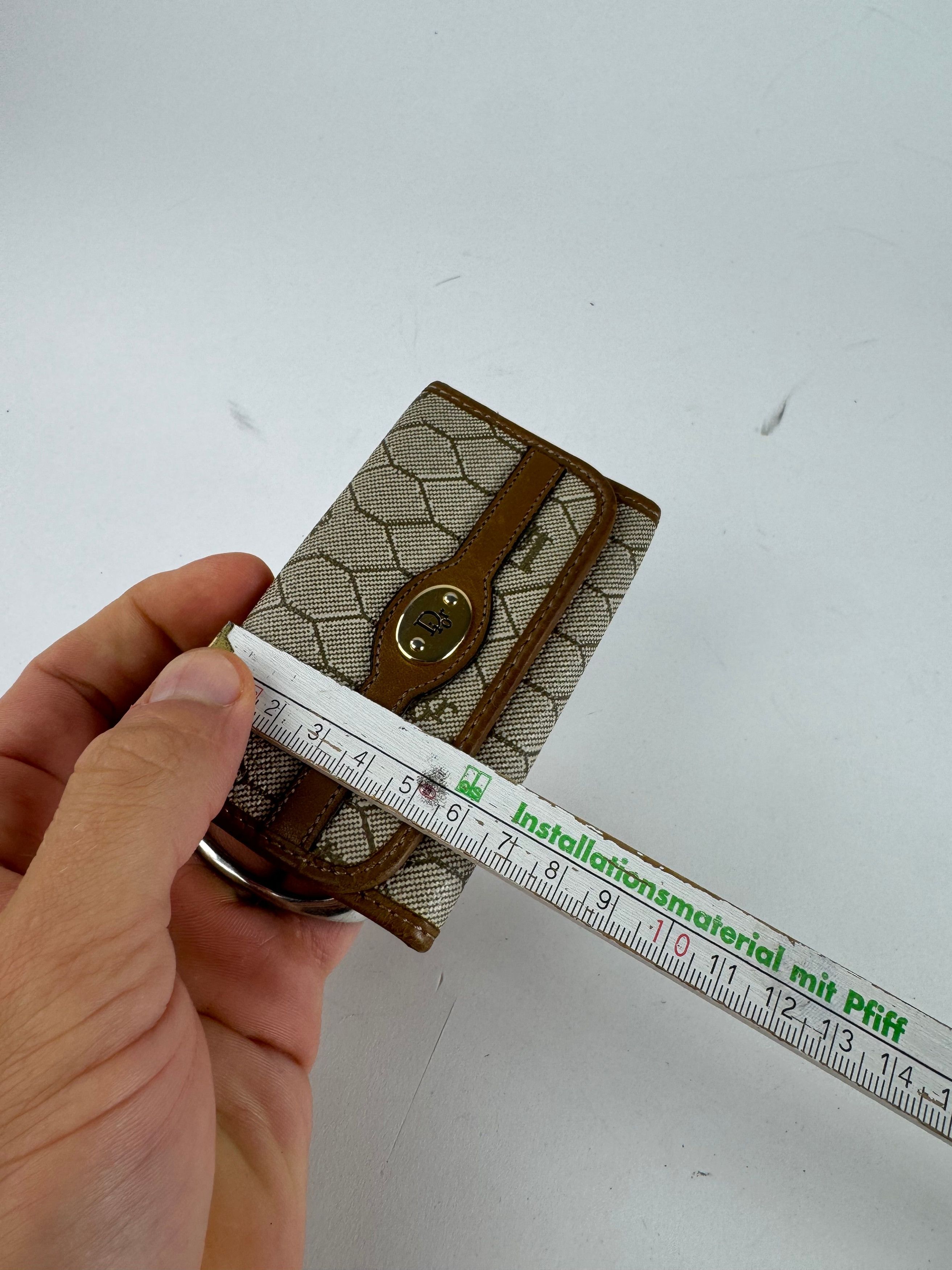 Dior Vintage Monogram Key Holder beige brown Size ONE SIZE - 9 Thumbnail