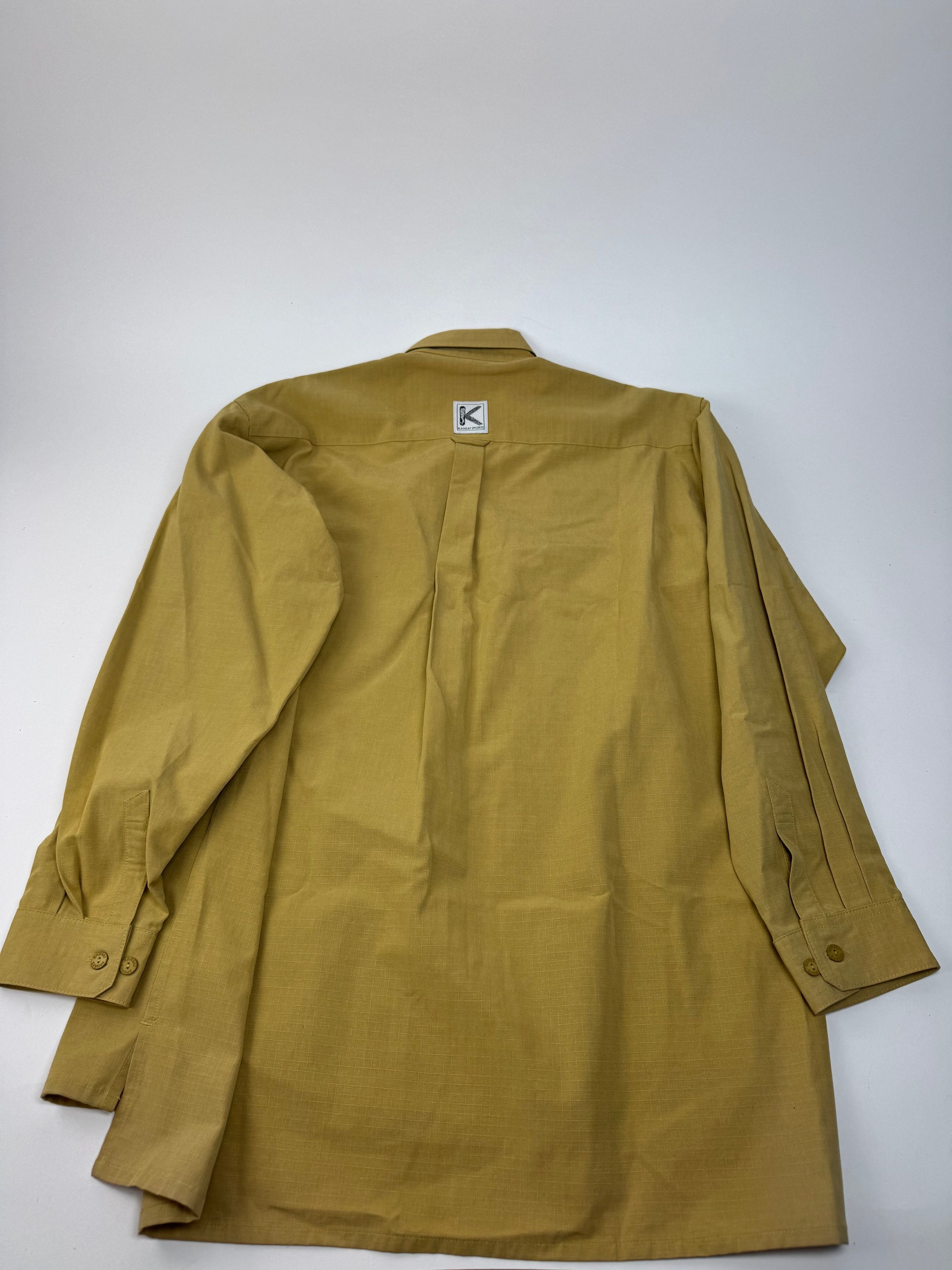 Kansai Yamamoto Vintage Shirt Yellow Black L Size L / US 10 / IT 46 - 11 Thumbnail