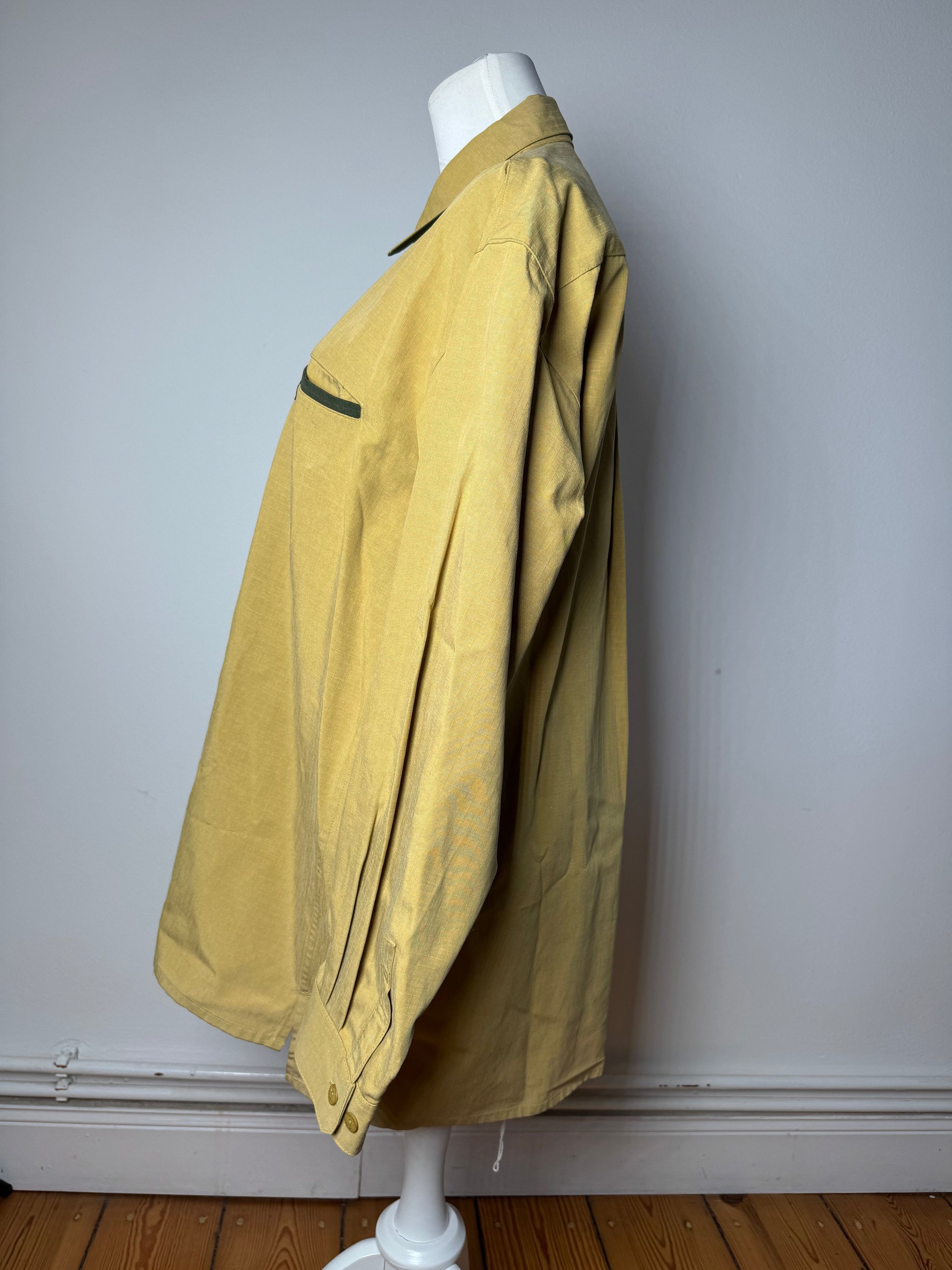 Kansai Yamamoto Vintage Shirt Yellow Black L Size L / US 10 / IT 46 - 2 Thumbnail