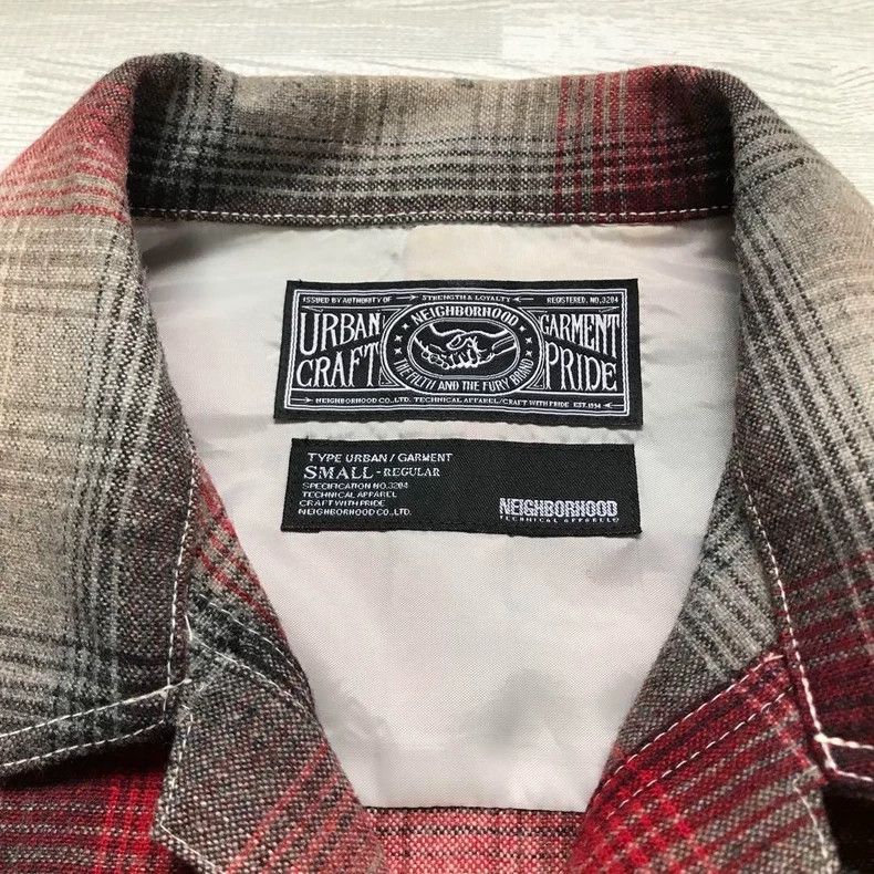 Neighborhood Neighborhood 09AW Wool Check Shirt S - dmc Size US S / EU 44-46 / 1 - 7 Thumbnail