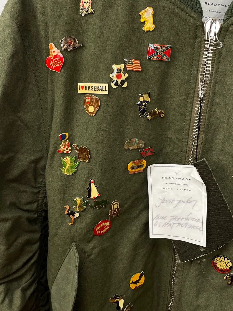 READYMADE READYMADE Badge Bomber Jacket - dmc Size US M / EU 48-50 / 2 - 5 Thumbnail