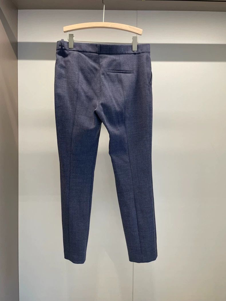 The Row The Row Blue Gray Wool Cotton Trousers - dmc Size US 26 / EU 42 - 2 Thumbnail