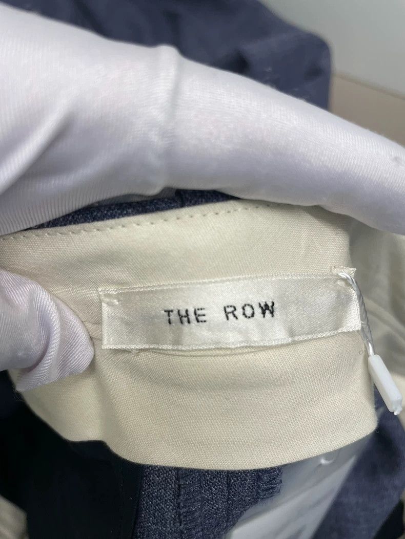 The Row The Row Blue Gray Wool Cotton Trousers - dmc Size US 26 / EU 42 - 3 Thumbnail