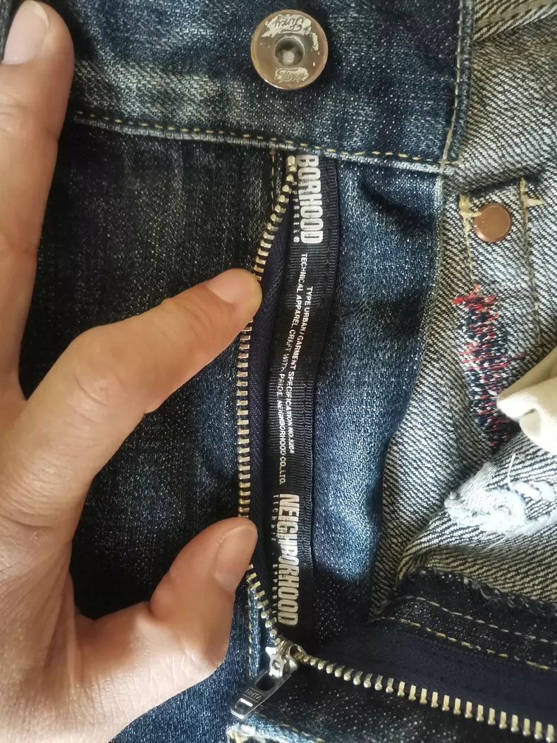 Neighborhood Neighborhood NBHD Red Cut Denim Jeans - dmc Size US 28 / EU 44 - 7 Thumbnail