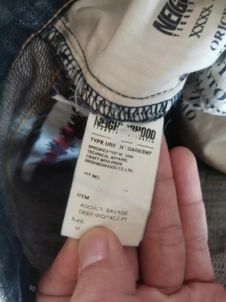 Neighborhood Neighborhood NBHD Red Cut Denim Jeans - dmc Size US 28 / EU 44 - 6 Thumbnail