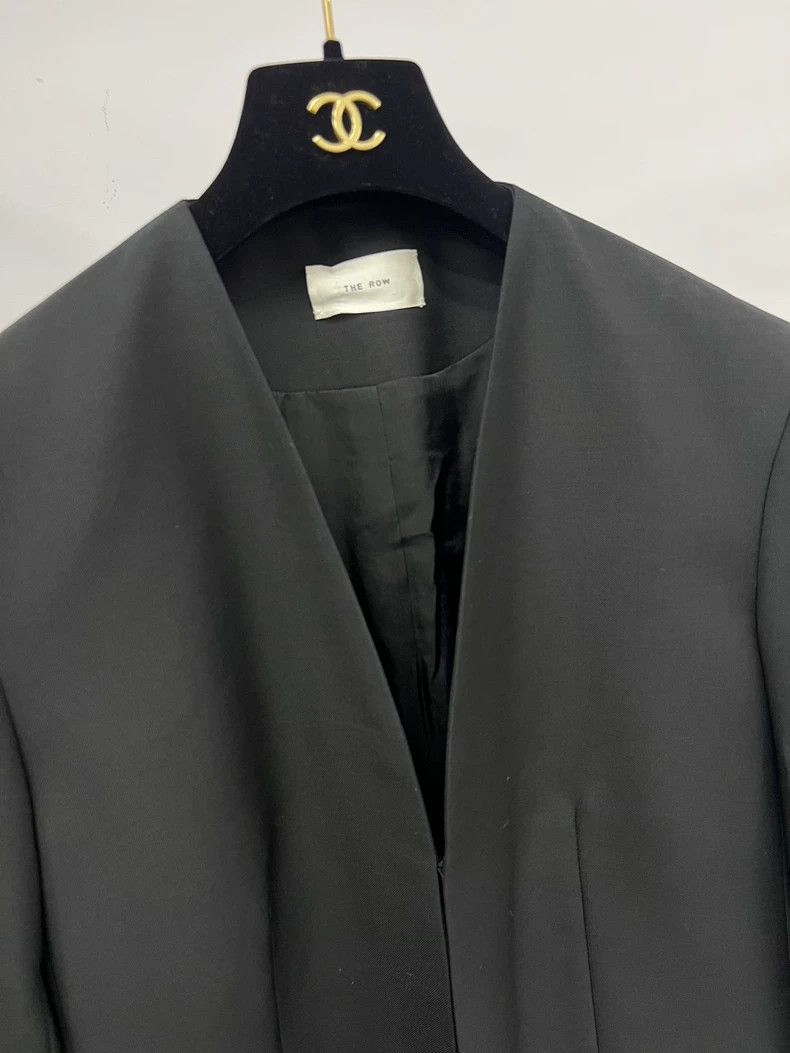 The Row The Row Black V-Neck Blazer - dmc Size US XS / EU 42 / 0 - 3 Thumbnail