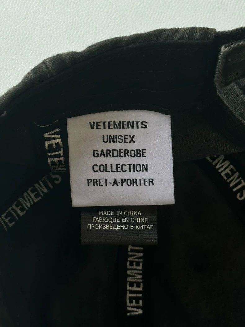 Vetements Vetements Flame Embroidery Baseball Cap - dmc Size ONE SIZE - 3 Thumbnail