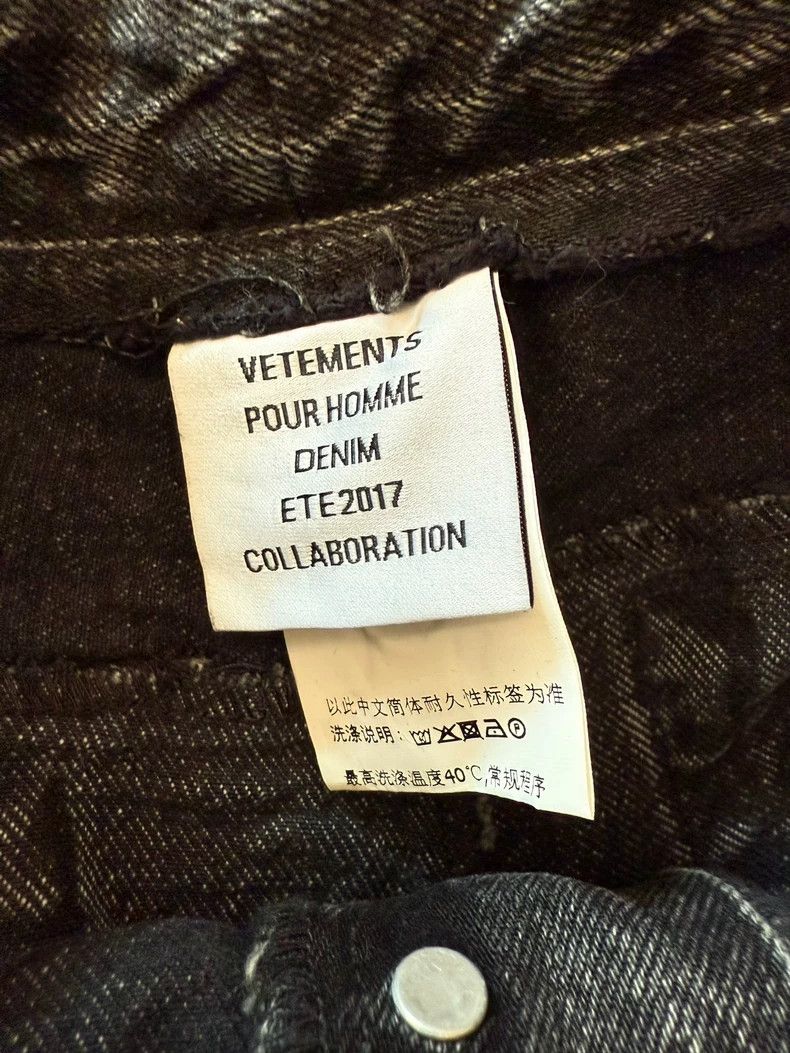 Vetements Vetements Levis Patchwork Denim Jeans - dmc Size US 32 / EU 48 - 5 Thumbnail