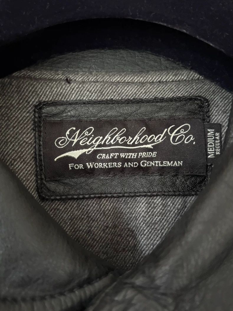 Neighborhood Neighborhood Leather Jacket M Size - dmc Size US M / EU 48-50 / 2 - 4 Thumbnail