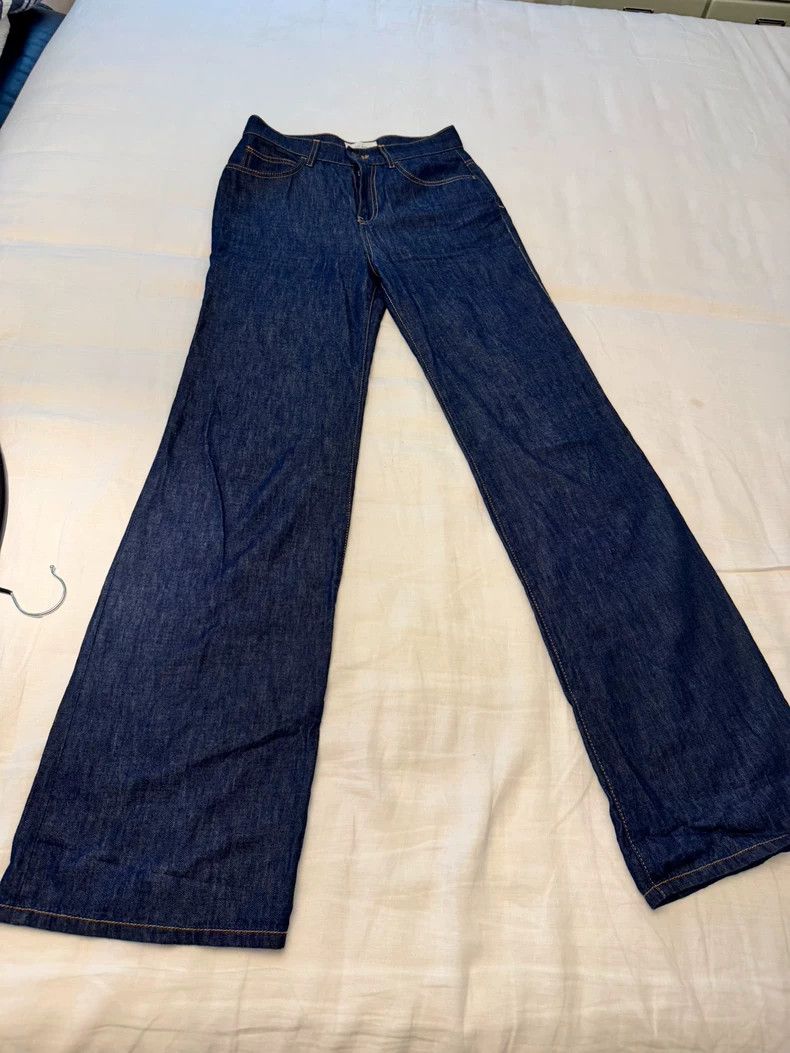 The Row ROW Size 2 Soft Denim Micro Flare Jeans - dmc Size US 26 / EU 42 - 4 Thumbnail