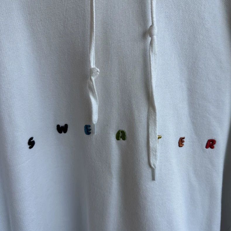 Vetements Vetements White Sequin Logo Top - dmc Size US M / EU 48-50 / 2 - 2 Thumbnail