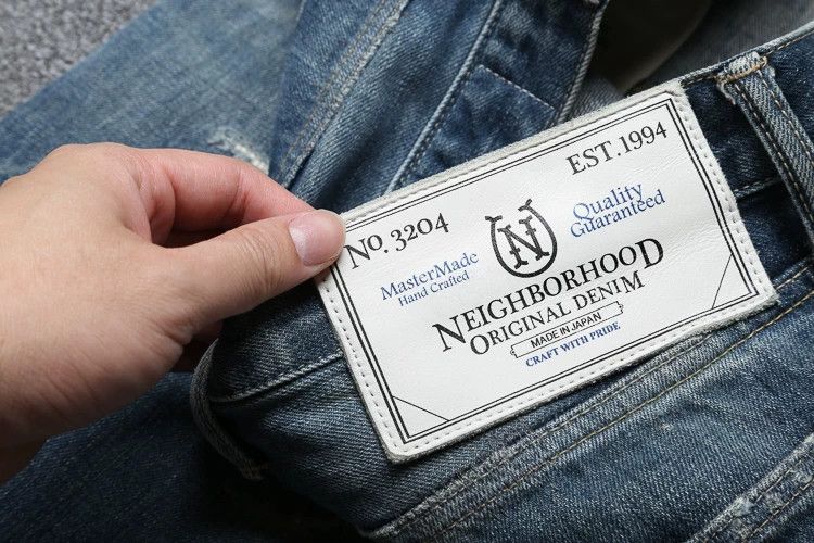 Neighborhood NBHD 16AW Distressed Patch Denim Blue M - dmc Size US 29 - 6 Thumbnail